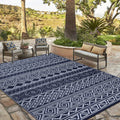 Garvee Outdoor Washable Double-Sided Plastic Straw Rug, Garden Decoration Rug Waterproof UV Resistant Foldable and Portable for Pools Balconies Beaches Picnics Backyards and Parks